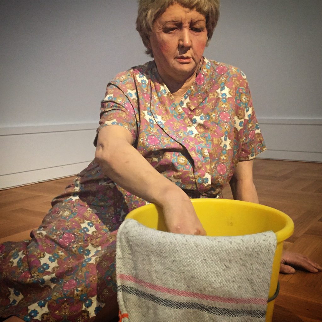 "Cleaning Lady" (1972) Duane Hanson