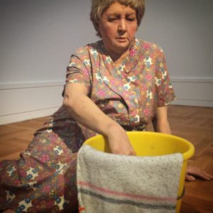 "Cleaning Lady" (1972) Duane Hanson