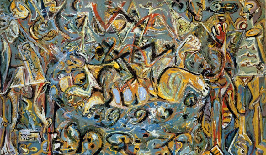 🖼️ "Pasifae" (1943)
👨🏻‍🎨 #Pollock. DÉDALOS, ÍCARO Y EL ARTE