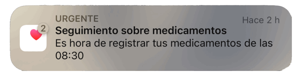 notificación push iphone