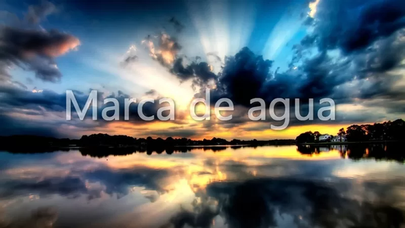 marca de agua